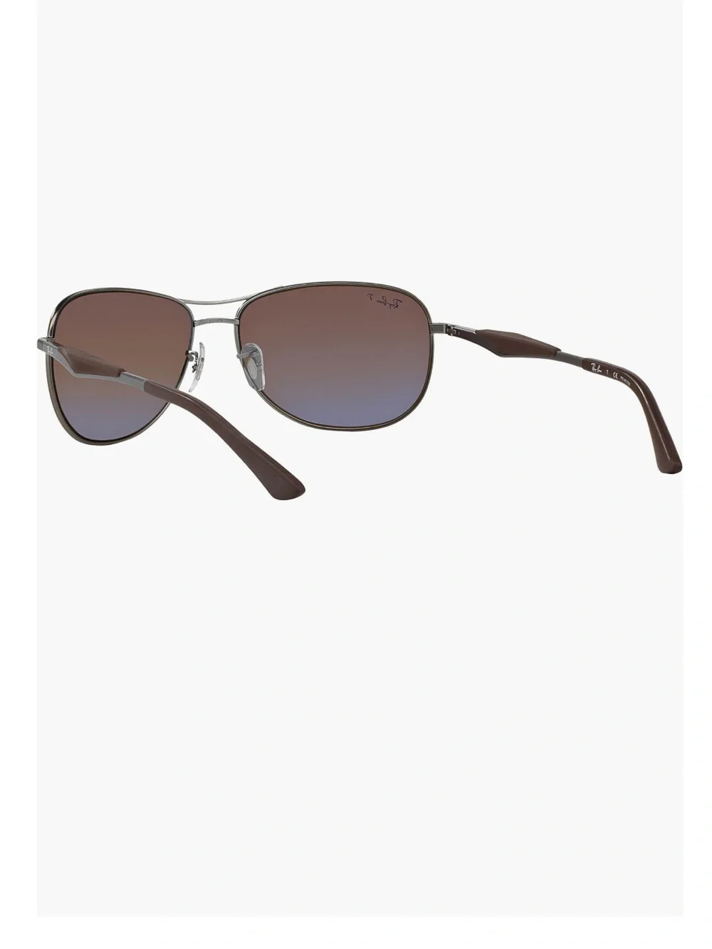Ray-Ban 59mm Polarized Aviator Sunglasses In Matte Gunmetal - Reemoly